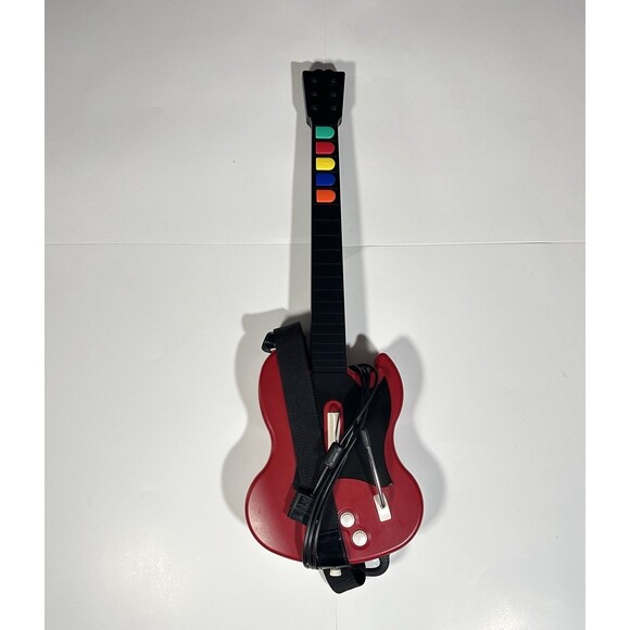 Guitar Hero PS2 Gibson Red Octane Wired Controller PSLGH Playstation 2 Tested - Picture 1 of 7